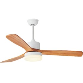 Resim Fancium LED Aydınlatmalı Uzaktan Kumandalı Beyaz Tavan Vantilatörü DKF-301 