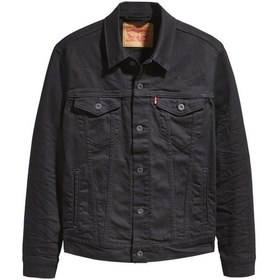 Resim Levi's Erkek Regular Fit Siyah Kot Ceket - 72334-0223 Siyah 