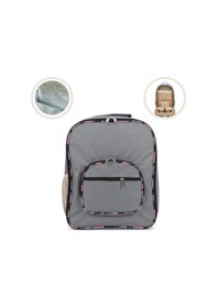 Resim Termal Piknik Sırt Çantası 20 Lt İzolasyonlu Bölmeli Outdoor & Kamp Çantası-310 Gri 