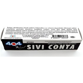 Resim 404 Sıvı Conta 45 Gr. Siyah 