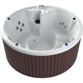 Resim SPA Jakuzi | 210cm Yuvarlak | 5 Kişilik | Sanacryl - 210x210 / Siyah / 5 Kişilik 