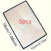 Resim Willowhaven 5 Adet Optik Kalite Büyüteç: Tv Ve Kitap Okuma İçin Pil Gerektirmeyen Pvc Mercek 