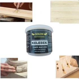 Resim Çok Amaçlı Ahşap Parke Masa Sehpa Çizik Çok Amaçlı Tamir Dolgu Macunu Kelebek 240 Gr 