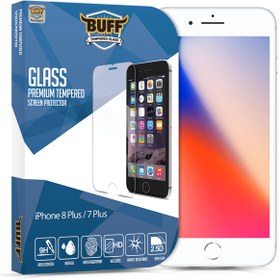 Resim Buff iPhone 8 Plus / 7 Plus ile Uyumlu Glass Ekran Koruyucu 