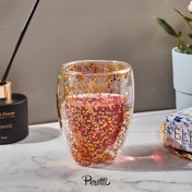 Resim Perotti Double Stars Cidarlı Bardak 350 ml 