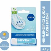 Resim Nivea Hydro Care Spf15 Dudak Bakım Kremi 4.8 gr 