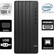 Resim Hp Protower 290 G9 Intel® Core I5-12500 6B2U8EA-017 32GB 2tb Intel UHD Grafik Kartı 770 Freedos Masaüstü Bilgisayar 