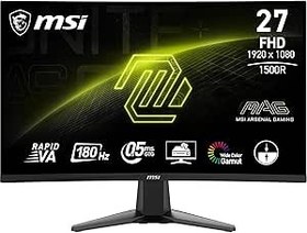 Resim MSI 27" MAG 27C6F Gaming Monitör, FHD, 16:9 Curve 1500R, Rapid VA 180Hz 1ms, Adaptive-Sync 