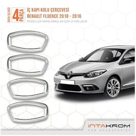 Resim intakrom Renault Fluence Krom İç Kapı Kolu Çerçevesi 4 Parça 2010 ve Üzeri 