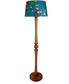 Resim Lambada Torna Ayaklı El Yapımı Masif Lambader 