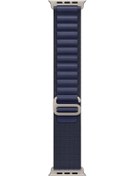 Resim 49 Mm Lacivert Alpine Loop Orta Boy Natürel Titanyum Saat Kayışı Mxmy3zm/a 