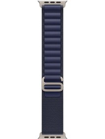 Resim 49 Mm Lacivert Alpine Loop Orta Boy Natürel Titanyum Saat Kayışı Mxmy3zm/a 