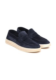 Resim Navy Suede Oxford Klasik Erkek Diğer Ka-26y-c27606 John May Formal Lacivert 