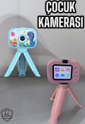 Resim ZERO LAND SEPETIM Ayaklı Mini Fotoğraf Makinesi Çocuk Için Eğitici Video Kamera 