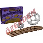 Resim Yamaha Ybr Ön-arka Dişli Zincir Set O-ringli 428h-118l 14-45t Sfr 