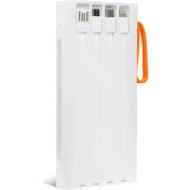 Resim Powerway 10.000 Mah Pd 22.5W Dahili Kablolu Hızlı Şarj LED Fener Gerçek 10.000 Mah QC10 Powerbank 