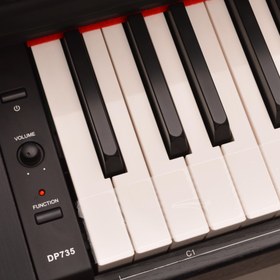 Resim Dominguez DP735BK2 Dijital Piyano (Siyah) | 88 Tuş Çekiç Aksiyonlu Gerçek Piyano Hissi 