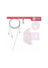 Resim Jaguar X Type X400 2001-2009 İçin Arka Sol Cam Kriko Tamir Seti 