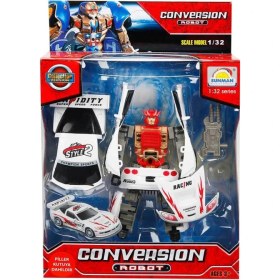 Resim Osense 1:32 Sesli ve Işıklı Dönüşebilen Robot 