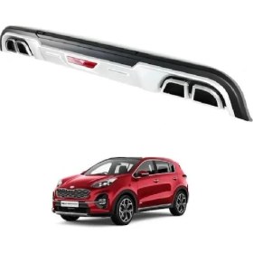 Resim Cmg Tuning Kia Sportage Arka Koruma Difüzör 2019+ Difrizör Yeni Kasa 