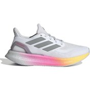 Resim Adidas Ie0524-k Pureboost 5 W Kadın Spor Ayakkabı Beyaz Ie0524-k Beyaz Pembe Mor Beyaz - Pembe - Mor 