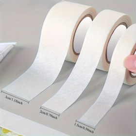 Resim 1 adet/3 adet Küçük/Orta/Büyük Boyut, Asit Olmayan Sanatçı Bantı Su Boyası, Çizim ve Boyama için - Maskeleme Bantı Seti - Maskeleme Bantı Kendinden Yapışkanlı Renk Ayrımı Yapma, Cadılar Bayramı 