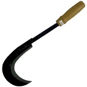 Resim Sürmene Kırmızı Plastik Saplı Orak 43 Cm - Buğday Hasadı 