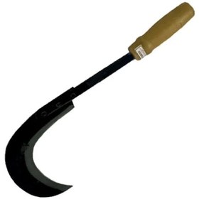 Resim Sürmene Kırmızı Plastik Saplı Orak 43 Cm - Buğday Hasadı 