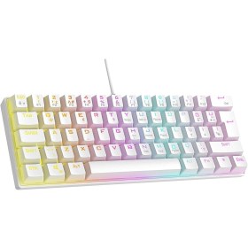 Resim Rampage ALLY K11 12 Işık Modlu Red Switch Mekanik Bilek Destekli Rainbow Antighosting Oyuncu Klavye 