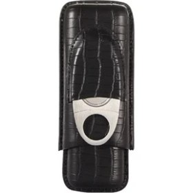 Resim Three Beans Deri Puro Kılıfı Seyahat Için, Taşınabilir 2 Tüp Tutucu Humidor ile Puro Kesici, Puro Aksesuarları | Puro Aksesuarları - (Yurt Dışından) 