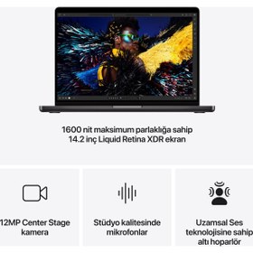 Resim Apple MacBook Pro 14" M4 | 512 GB SSD 16 GB RAM 10 CPU 10 GPU 