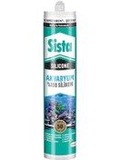 Resim AyrStore Silikon Mastik Aquarium, Balıklara Zarar Vermeyen Akvaryum Silikonu, UV Dirençli Silikon 