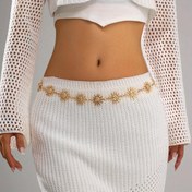 Resim 1 adet Vintage ilhamlı Seksi Moda Kemer, Mutlu Yüz Yama ile - Çinko Alaşımlı, Kadınlar için Ayarlanabilir Bel Süsü, Günlük Giyim veya Plaj Tatilleri için Mükemmel, Plaj Aksesuarı | Vintage ilhamlı Kemer | Çinko Alaşımlı Kemer 