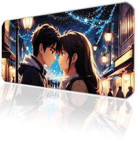 Resim 90x40cm Anime Love Xxl Büyük Boy İlyuka Gaming Oyuncu Mousepad 