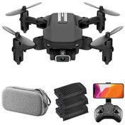 Resim Teltree Ls-mın Mini Katlanır Drone: 1080p Çekim, 3 Pil, Taşıma Çantası, Akıllı Yükseklik Sabitleme Ve Jest Kontrolü İle Havada Kararlı Uçuş. 