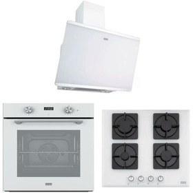 Resim Franke FMA 86 H WH - FHNS 604 4G WH C - FPJ 615 V WH/SS A Maris Beyaz Ankastre Set 
