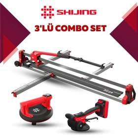 Resim SHİJİNG TOOLS Manuel Kesici ve Dijital Vantuz 3'lü Pro Set 
