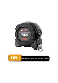 Resim Tip 1-kendinden Kilitleme Yüksek Hassasiyetli Floresan Çelik Mezura Alınabilir Kalınlaşmış Aşınmaya Dayanıklı Mezura Araçları 5m 7.5m 10m 