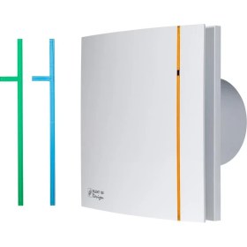 Resim Soler&Palau Dekoratif Beyaz Mermer Havalandırma Fanı Marble White Silent 100 Cz Design Ultra Sessiz Banyo Wc Aspiratörü Soler Palau Estetik Dizayn 