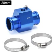 Resim Xiyu Shop Mavi 28MM Stil 1 Adet Su Sıcaklığı Sıcaklığı Ortak Boru Sensörü Göstergesi Radyatör Hortumu Adaptörü Boyutu (Yurt Dışından) 