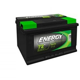Resim 12V 72 AH (Alçak Tip) Energy Akü 507202100109 