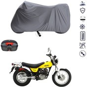 Resim SUZUKİ VANVAN 125 Arka Çanta Uyumlu Motosiklet Branda Su Geçirmez Motor Branda 