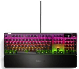 Resim SteelSeries Apex 7 Türkçe RGB Red Switch Mekanik Oyuncu Klavye Türkiye Distrübitör Garantili-Adınıza/Şirketinize Faturalı