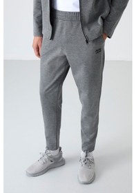 Resim Tommy Life Carlos Gri Melanj Standart Kalıp Erkek Eşofman Takım - 85209 GRİ MELANJ 