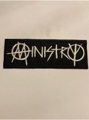 Resim StüdyoÜmitTişört Ministry White Logo Patch,peç,arma ve kot yaması 
