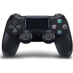 Resim Gajeena Ps4 Kablosuz Bluetooth Oyun Kolu, 4. Nesil Işıklı, 3.5mm Ses Jackli, Paylaşım Fonksiyonu, Şarj Edilebilir Siyah 