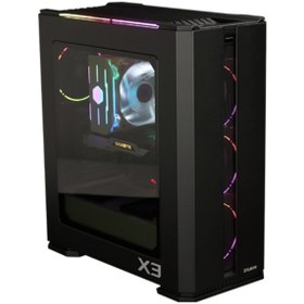 Resim Zalman X3 Black Mid Tower Kasa Siyah Psu Yok 