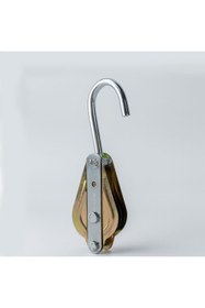 Resim Badem10 Metal İnşaat Makarası 75 mm Halat Kasnağı Vinç Taşıyıcı Aparat Dayanıklı Şantiye Tipi Kullanımı 