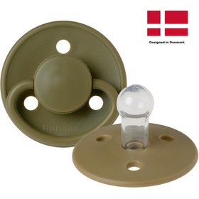 Resim Mininor Silikon Emzik 12+ Ay - Moss Green - Kahve - Kahve / Standart 