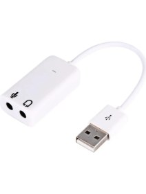 Resim Harry Tak Çalıştır USB Ses Kartı Çevirici 7+1 Dönüştürücü Laptop Harici Ses Kartı 